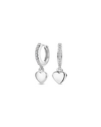 Creole  Classic Hoop Pavé 12mm & Heart