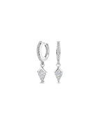 Creole  Classic Hoop Pavé 12mm & Kite
