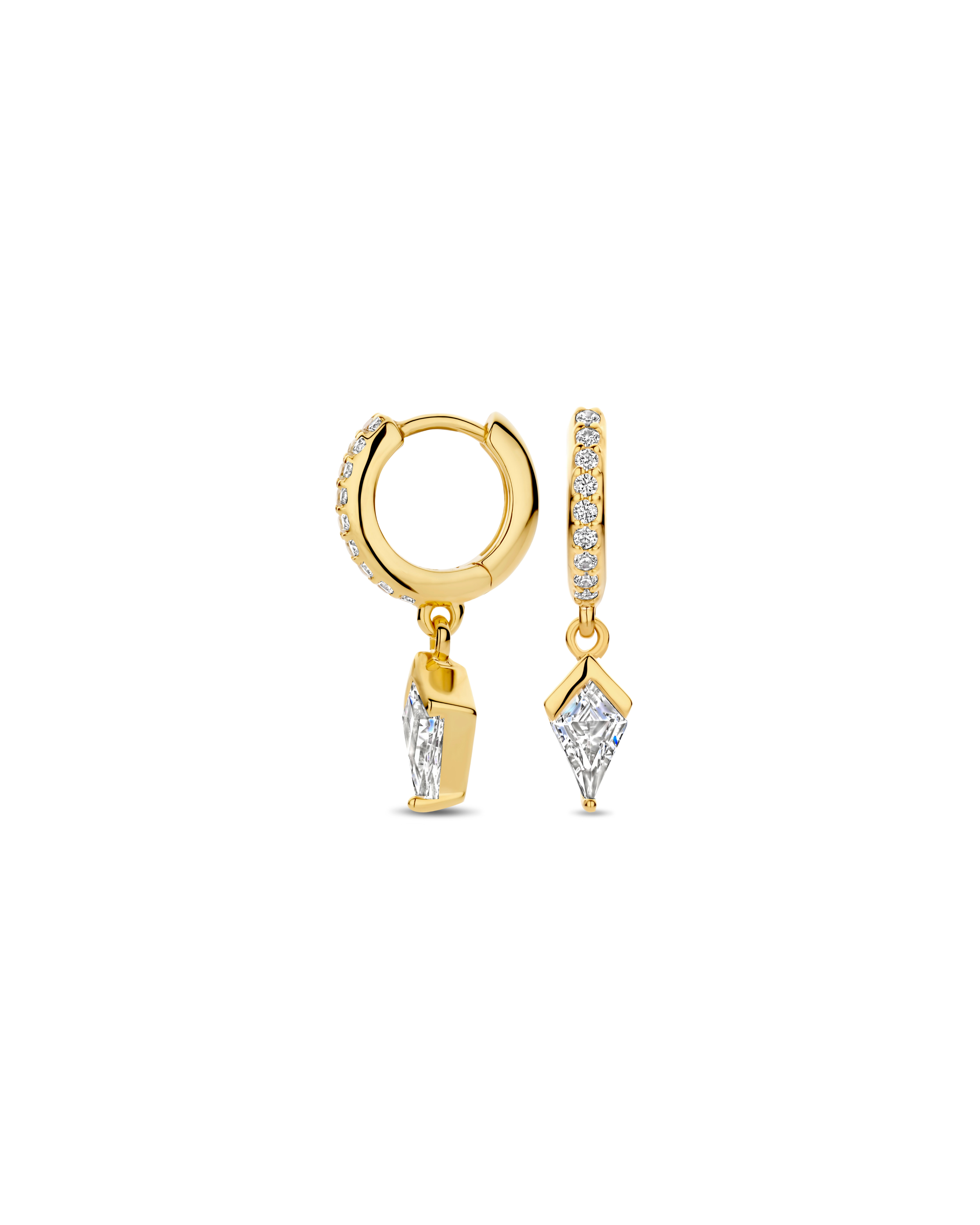 Creole  Classic Hoop Pavé 11mm & Kite