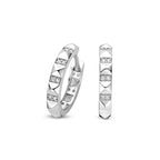 Iconic Pyramids Hoops 18mm