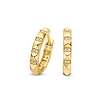 Iconic Pyramids Hoops 18mm